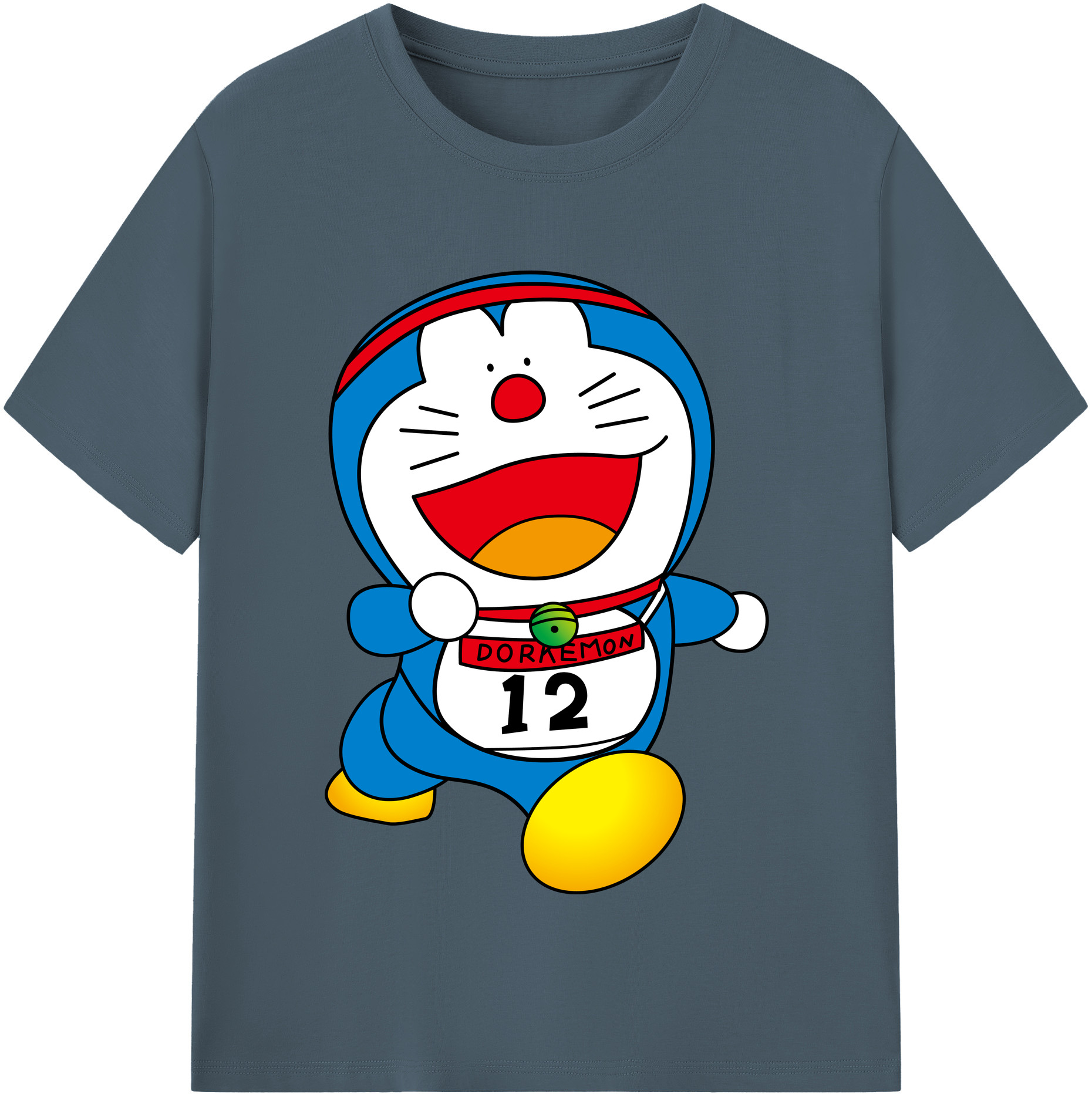 （画像用） ドラえもん Doraemon 綿100％半袖Tシャツ（フロントプリント）